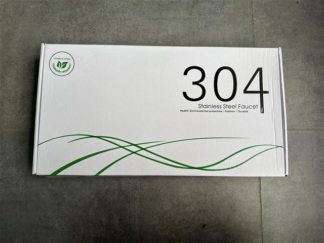 Vòi nước cao cấp SUS304 xước mờ 2 đường nóng lạnh, vòi xoay 360 độ dạng chữ L: MS-L1023